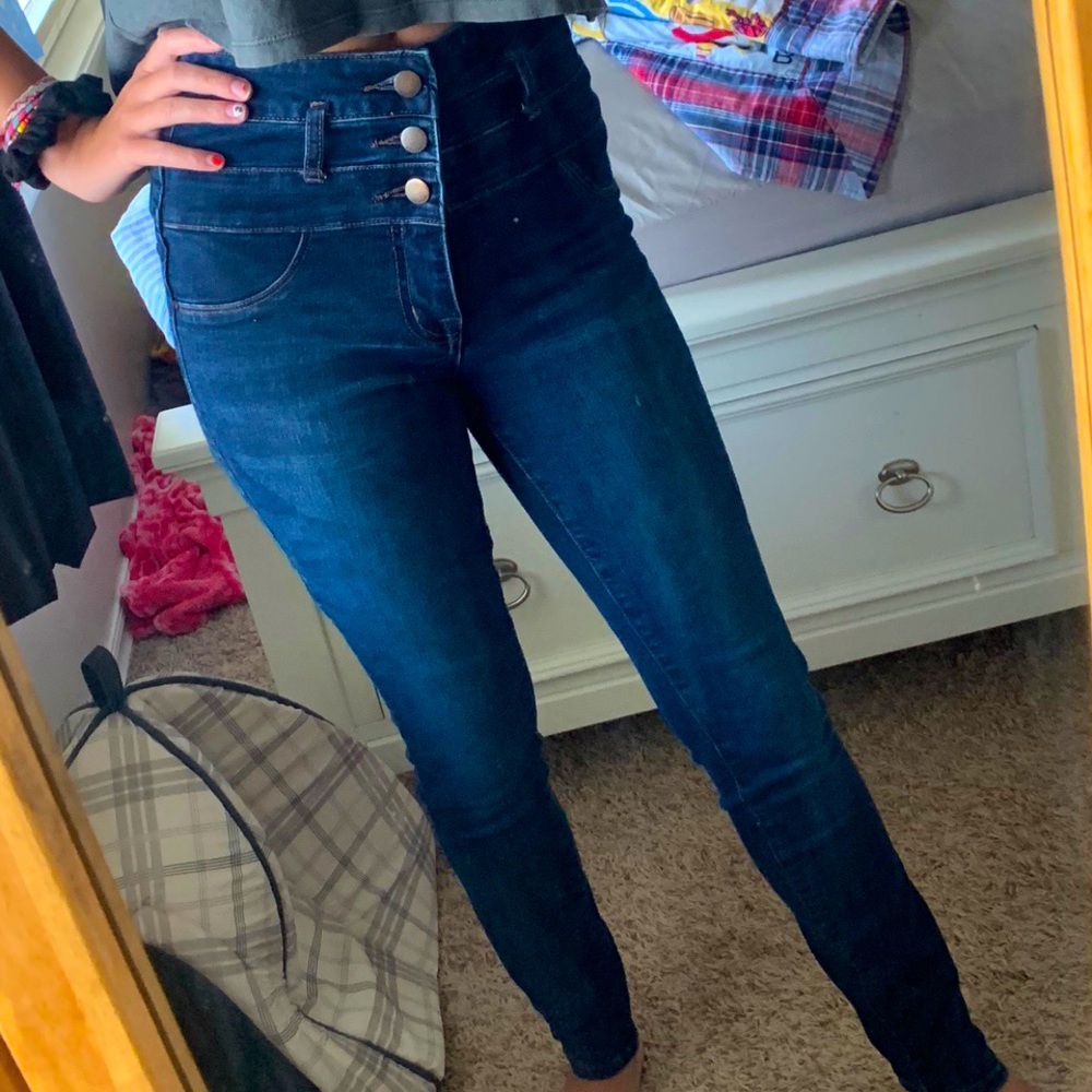 High waisted refuge jeans!